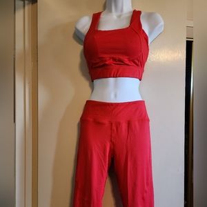 Sports Bra and Leggings Set